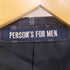 PERSON'FOR MEN T.G.di FABIO SILK AND WOOL ウール混 ストライプ柄スーツセットアップ メンズ