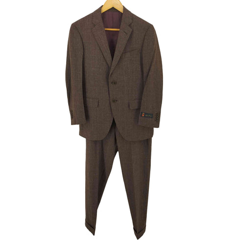 D'OR HOMME チェック柄 ウールスーツセットアップ メンズ