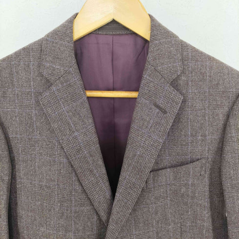 D'OR HOMME チェック柄 ウールスーツセットアップ メンズ