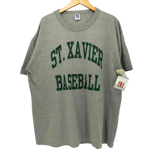 ラッセルアスレチック RUSSELL ATHLETIC 90-00S USA製 カレッジロゴ S/S クルーネックTシャツ メンズ import:XL