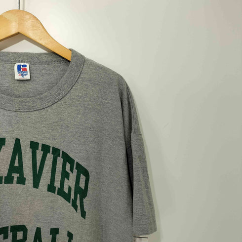 ラッセルアスレチック RUSSELL ATHLETIC 90-00S USA製 カレッジロゴ S/S クルーネックTシャツ メンズ import:XL
