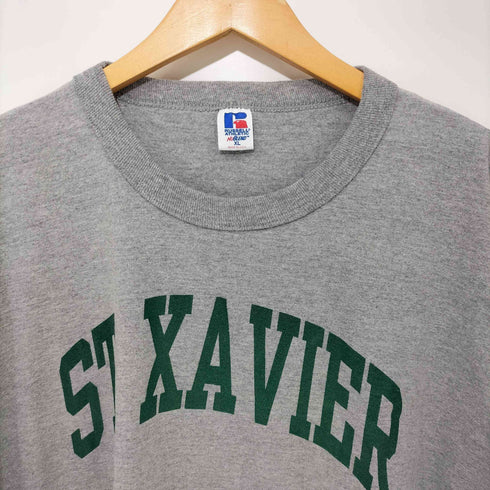 ラッセルアスレチック RUSSELL ATHLETIC 90-00S USA製 カレッジロゴ S/S クルーネックTシャツ メンズ import:XL