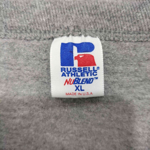 ラッセルアスレチック RUSSELL ATHLETIC 90-00S USA製 カレッジロゴ S/S クルーネックTシャツ メンズ import:XL