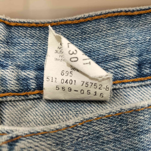 リーバイス Levis 00S USA製 ボタン裏511刻印 2001年製 569 サークルR 569 ジップフライ ルーズストレートデニムパンツ メンズ W38 L30