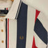 フレッドペリー FRED PERRY ×SOUTHSEA DECKCHAIRS ロゴ刺繍 ストライプ切替 鹿の子 ポロ ワンピース レディース UK:10