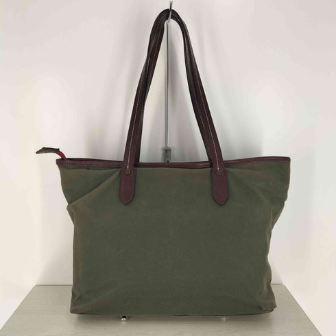 UNISON DEPT. レザーポケット キャンバス トートバッグ メンズ