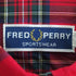 フレッドペリー FRED PERRY SPORTSWEAR ロゴ刺繍 コットン チェック シャツワンピース レディース 10