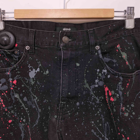 グラム glamb Clash Paint Poly Pants/クラッシュペイントポリーパンツ メンズ JPN:M