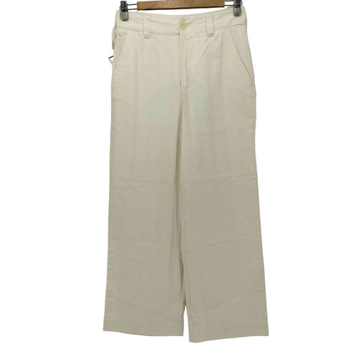 ザラ ZARA trf Straight Cut Herringbone Trousers レディース S