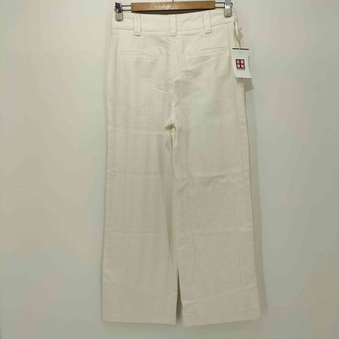 ザラ ZARA trf Straight Cut Herringbone Trousers レディース S
