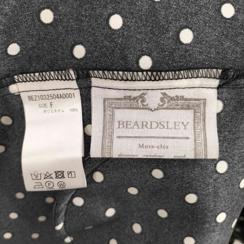 ビアズリー BEARDSLEY パール釦ギャザーチュニックワンピース レディース FREE
