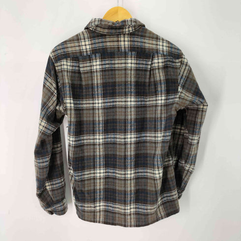 ペンドルトン PENDLETON 70S MADE IN USA 開襟 チェック L/S ボードシャツ ネルシャツ メンズ JPN:M