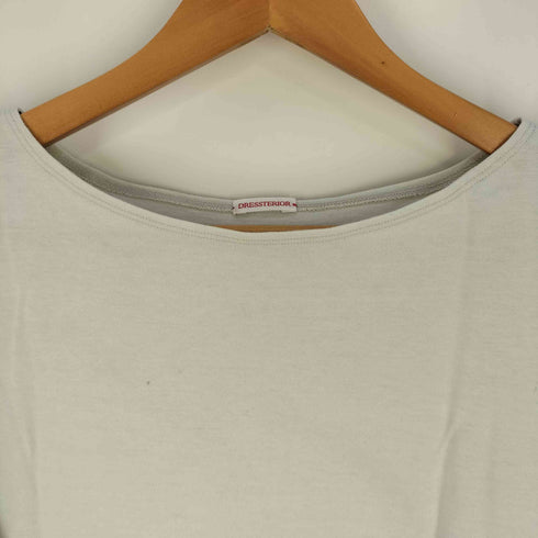 ドレステリア DRESSTERIOR サイドスリット ボートネック Tシャツ レディース 38