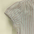 マーガレットハウエル MARGARET HOWELL 90-00S 旧タグ パフスリーブ 比翼ボタン S/S ストライプ シャツ ブラウス レディース 2