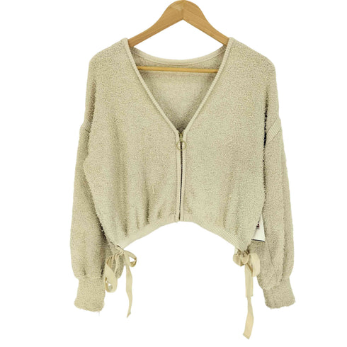 ナノユニバース NANO universe 23SS LB.03 前後 2WAY ジップアップ ニット レディース FREE