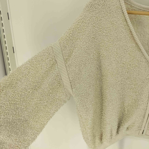 ナノユニバース NANO universe 23SS LB.03 前後 2WAY ジップアップ ニット レディース FREE