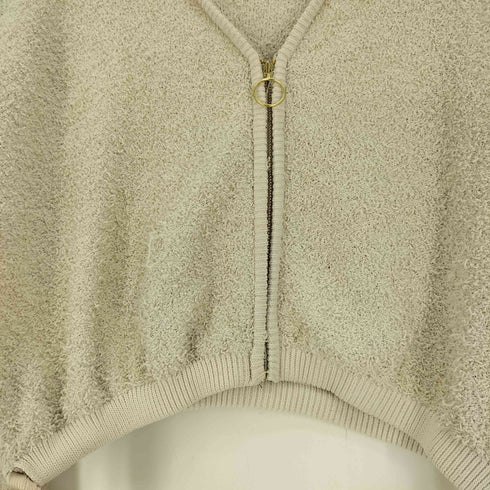 ナノユニバース NANO universe 23SS LB.03 前後 2WAY ジップアップ ニット レディース FREE