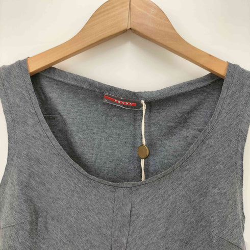 プラダ PRADA SPORTS フリル キャミ タンクトップ レディース import:XS