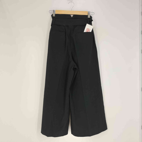 ドレステリア DRESSTERIOR ベルテッド タック ワイドパンツ レディース 38