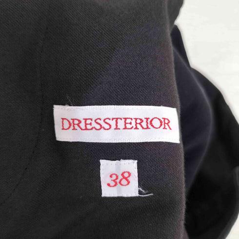 ドレステリア DRESSTERIOR ベルテッド タック ワイドパンツ レディース 38