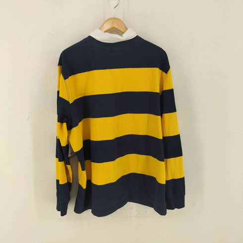 ポロバイラルフローレン Polo by RALPH LAUREN ポニー刺繍 ボーダーラガーシャツ メンズ XXL