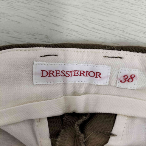 ドレステリア DRESSTERIOR コットンツイルタックテーパードパンツ レディース 38