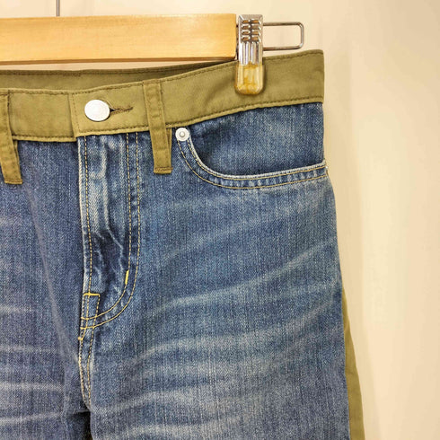 ヒステリックグラマー HYSTERIC GLAMOUR 17AW USED加工 デニム アーミー サテン カーゴパンツ レディース 24