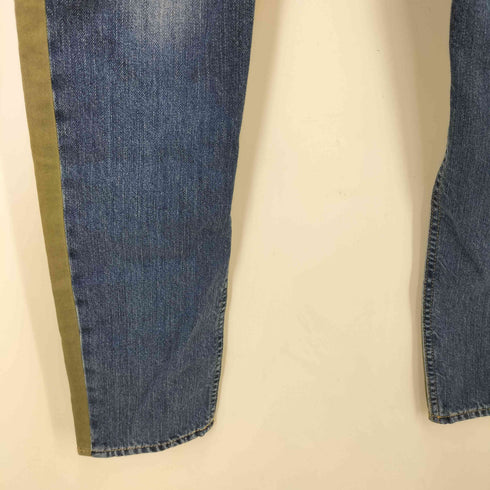 ヒステリックグラマー HYSTERIC GLAMOUR 17AW USED加工 デニム アーミー サテン カーゴパンツ レディース 24