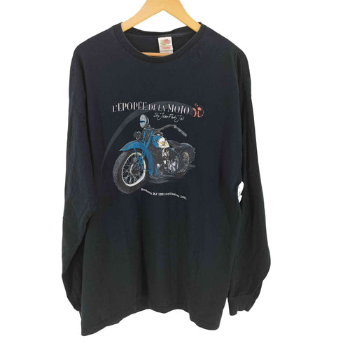 フルーツオブザルーム FRUIT OF THE LOOM フロントプリントクルーネックカットソー メンズ 2XL