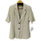 NATURAL BASIC レーヨン混リネン S/S テーラードジャケット レディース JPN:M