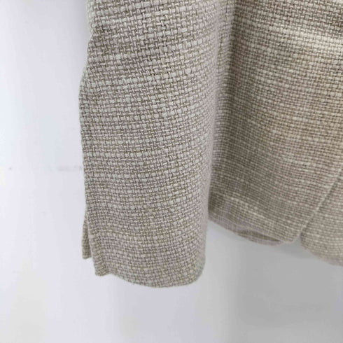NATURAL BASIC レーヨン混リネン S/S テーラードジャケット レディース JPN:M