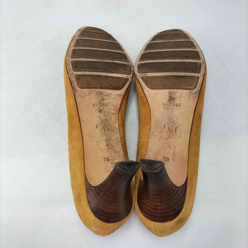コールハーン COLE HAAN スウェード レザー ヒール パンプス レディース US:7B