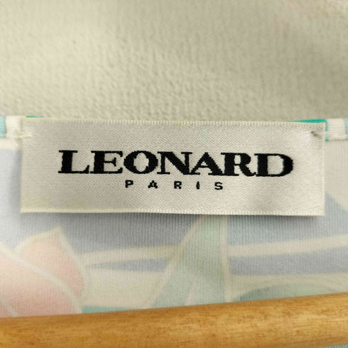 レオナール LEONARD 花柄ボートネックワンピース レディース EUR:46