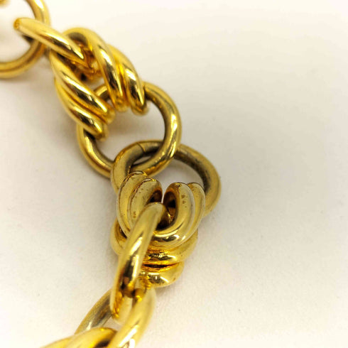 モスキーノ MOSCHINO ハートモチーフ ゴールドチェーン ネックレス レディース
