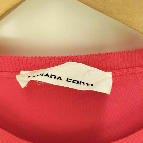 LIVIANA CONTI ノースリーブ フリル レーヨン ニット レディース EUR:40