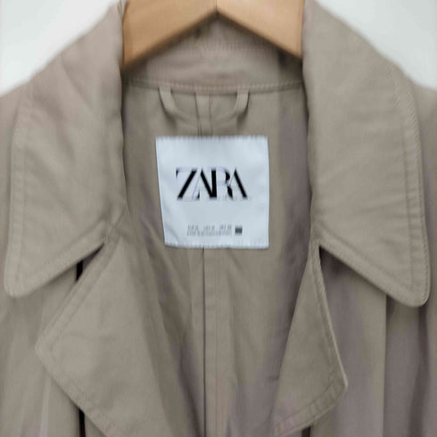 ザラ ZARA TECHNICAL TRENCH COAT フルイド トレンチコート レディース