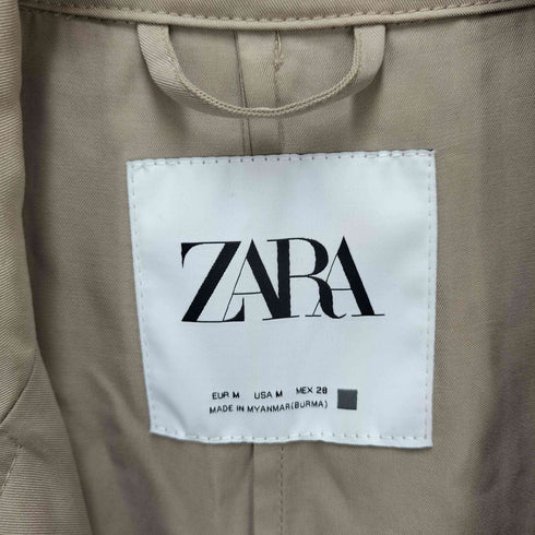 ザラ ZARA TECHNICAL TRENCH COAT フルイド トレンチコート レディース