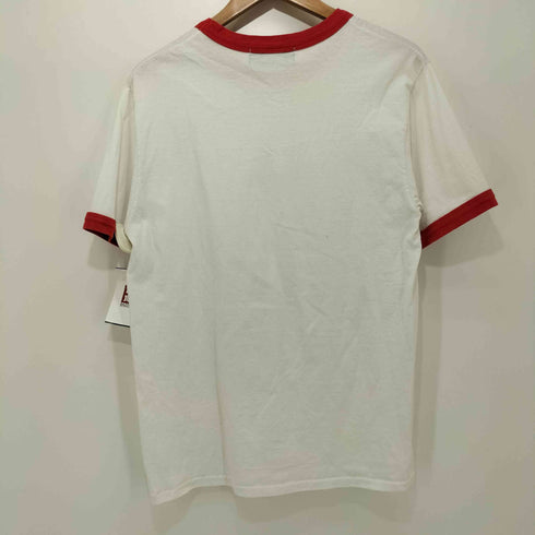 Sunnysider プリント リンガーTシャツ メンズ