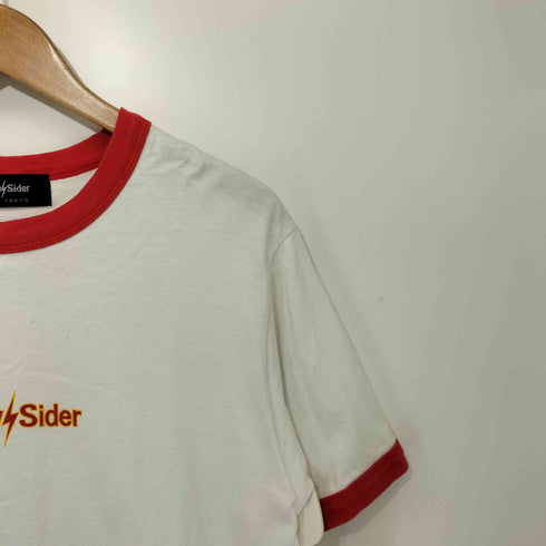 Sunnysider プリント リンガーTシャツ メンズ