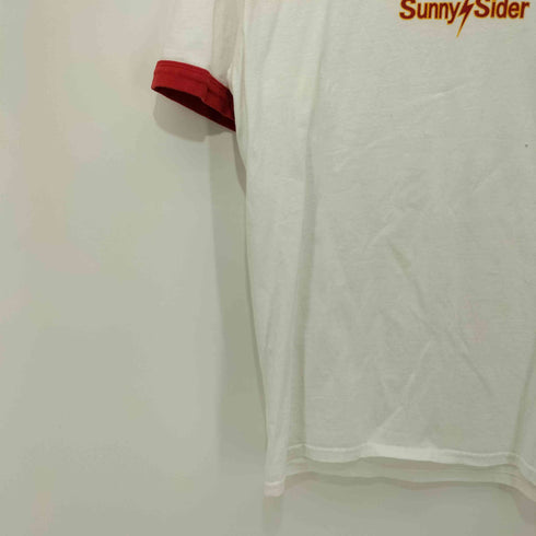Sunnysider プリント リンガーTシャツ メンズ
