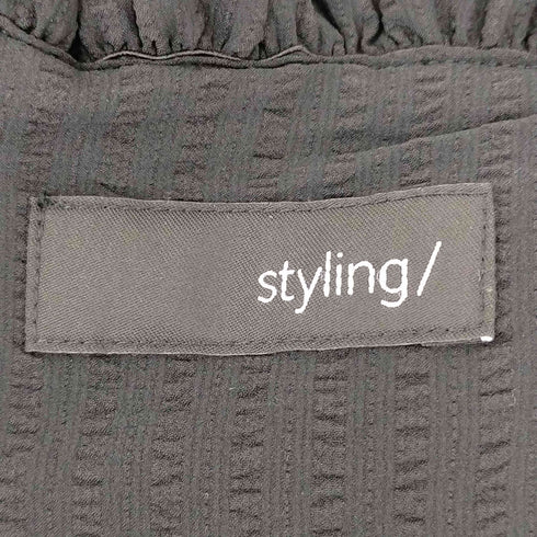 スタイリング styling シャーリング2WAYブラウス レディース ONE SIZE
