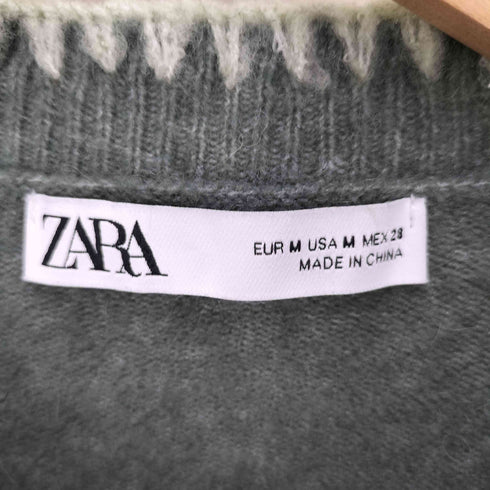ザラ ZARA RUFFLED KNIT VEST フリル ニット ベスト レディース import:M