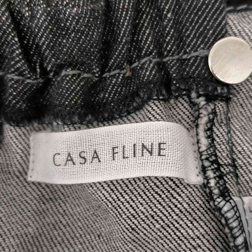 カーサフライン CASA FLINE フロントホックデニムロングワンピース レディース FREE