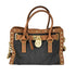 マイケルコース Michael Kors ハミルトン デニム切替 クロコ型押し 2WAYレザーショルダーバッグ レディース