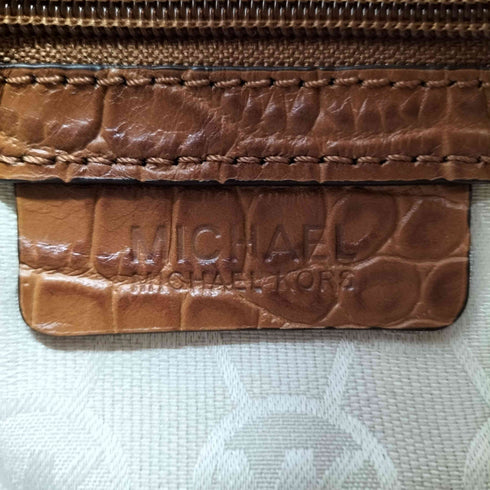 マイケルコース Michael Kors ハミルトン デニム切替 クロコ型押し 2WAYレザーショルダーバッグ レディース