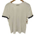 ザラ ZARA レース 切替 S/S Tシャツ レディース import:M