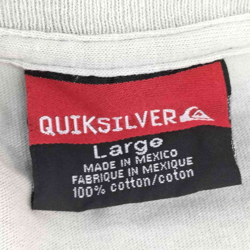 クイックシルバー Quiksilver 90s USA製 フロントプリント S/S Tシャツ メンズ import:L