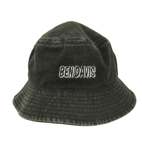 ベンデイビス BEN DAVIS ロゴ刺繍 デニムライク バケットハット メンズ