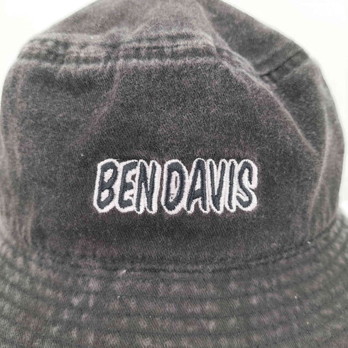 ベンデイビス BEN DAVIS ロゴ刺繍 デニムライク バケットハット メンズ