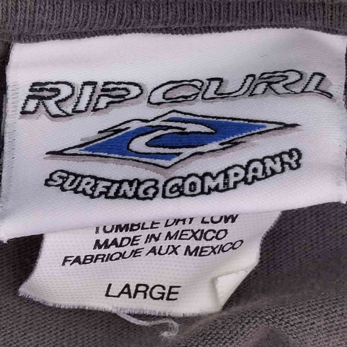 RIP CURL 90s USA製 両面プリント S/S Tシャツ メンズ import:L